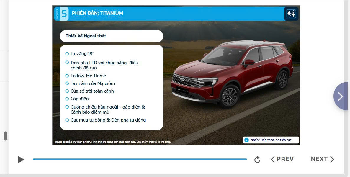 Giá xe lăn bánh Ford Territory mới nhất 2025 7