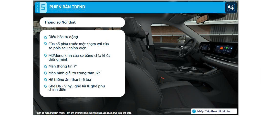 Giá xe lăn bánh Ford Territory mới nhất 2025 14
